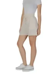 Beige B.young Shorts im entspannten Schnitt