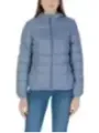 Blaue gesteppte Damen-Pufferjacke B.young