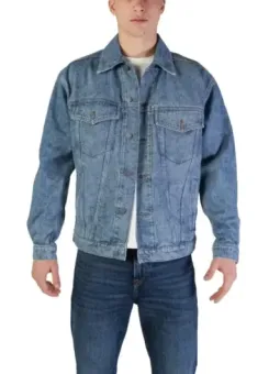 Boss Denimjacke mittelwaschung Feldstil