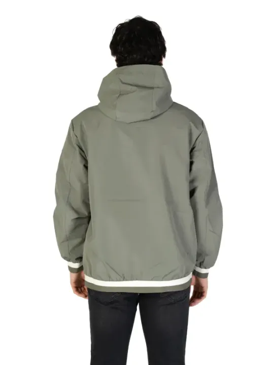 Grüne Replay Kapuzenjacke schmal geschnitten