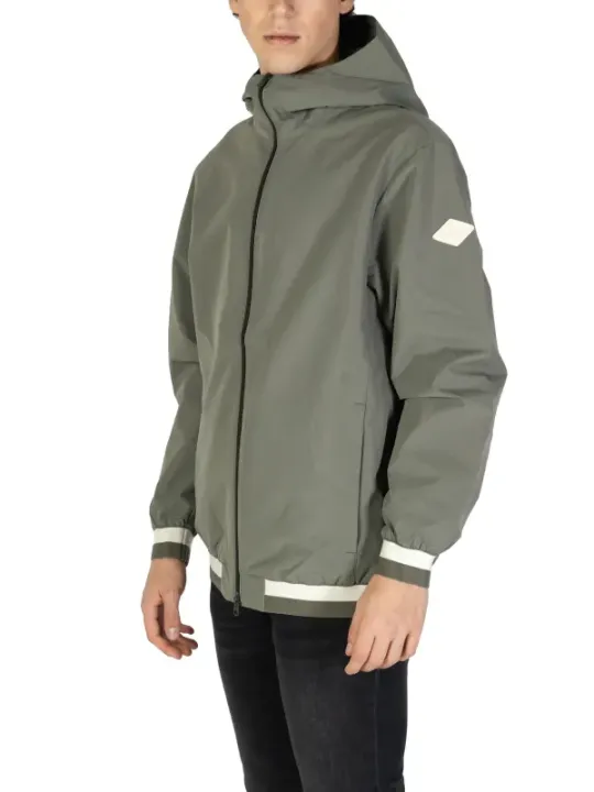 Grüne Replay-Jacke mit Kapuze