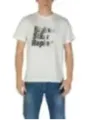 Replay Tropfendes Text Grafik T-Shirt