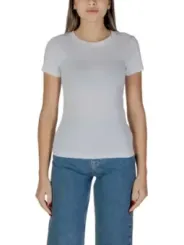 Weiße Damen T-Shirt Calvin Klein