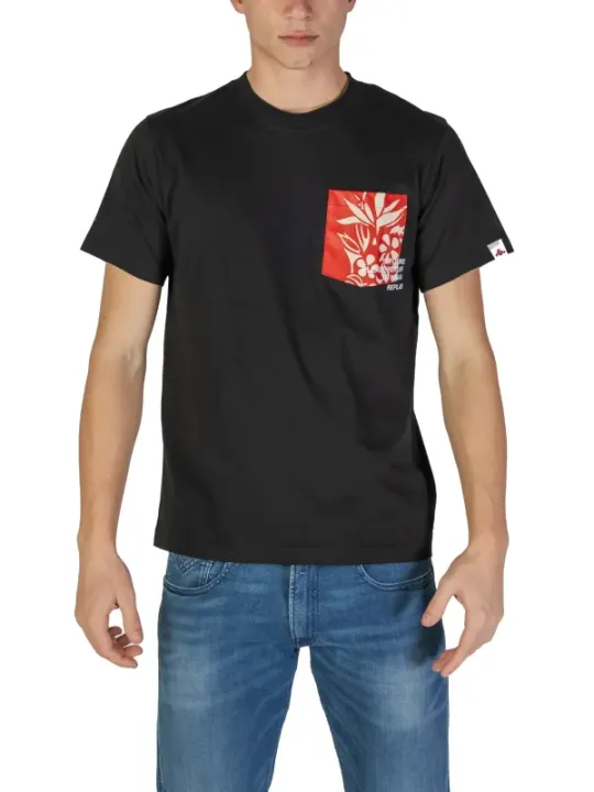 Replay Blumenmuster Herren T-Shirt