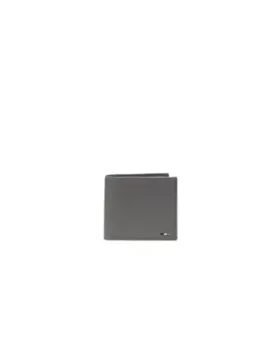 Schwarzes Boss Lederportemonnaie minimalistisch Design