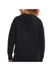 Schwarzer Under Armour Kapuzenpullover mit Reißverschluss