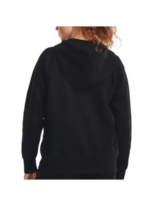 Schwarzer Under Armour Kapuzenpullover mit Reißverschluss