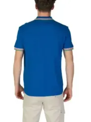 Gestreiftes dunkelblaues Boss Poloshirt