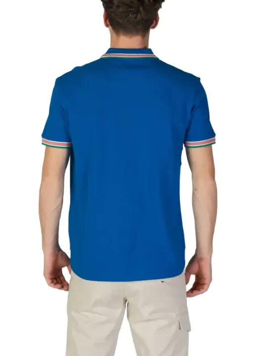 Gestreiftes dunkelblaues Boss Poloshirt