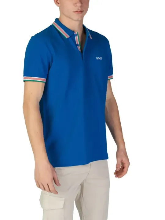 Boss 479585 blau gestreiftes Poloshirt