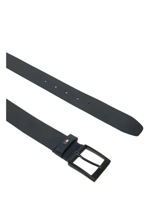 Schwarzer Tommy Hilfiger Ledergürtel