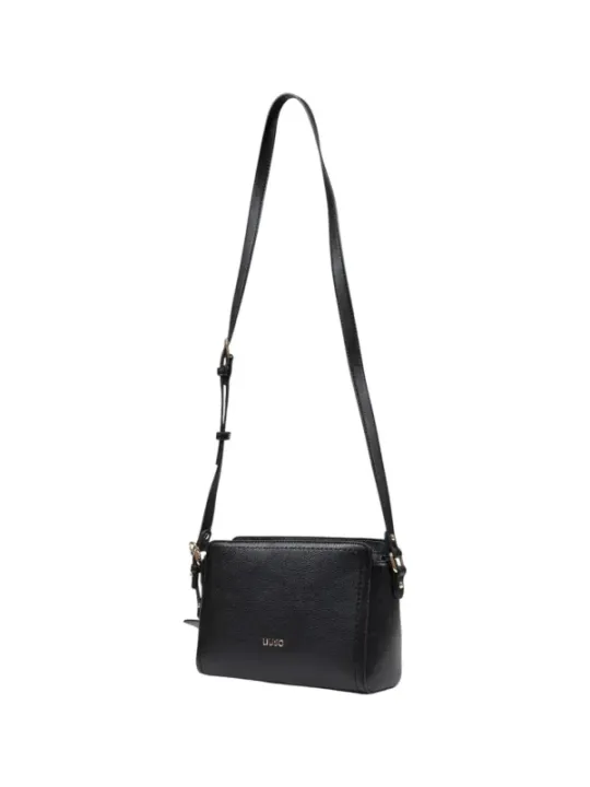 Schwarze Liu Jo Schultertasche Leder