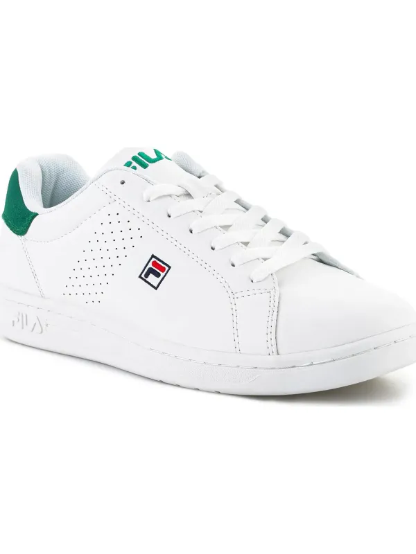 Weiße Fila Sneaker mit Grün