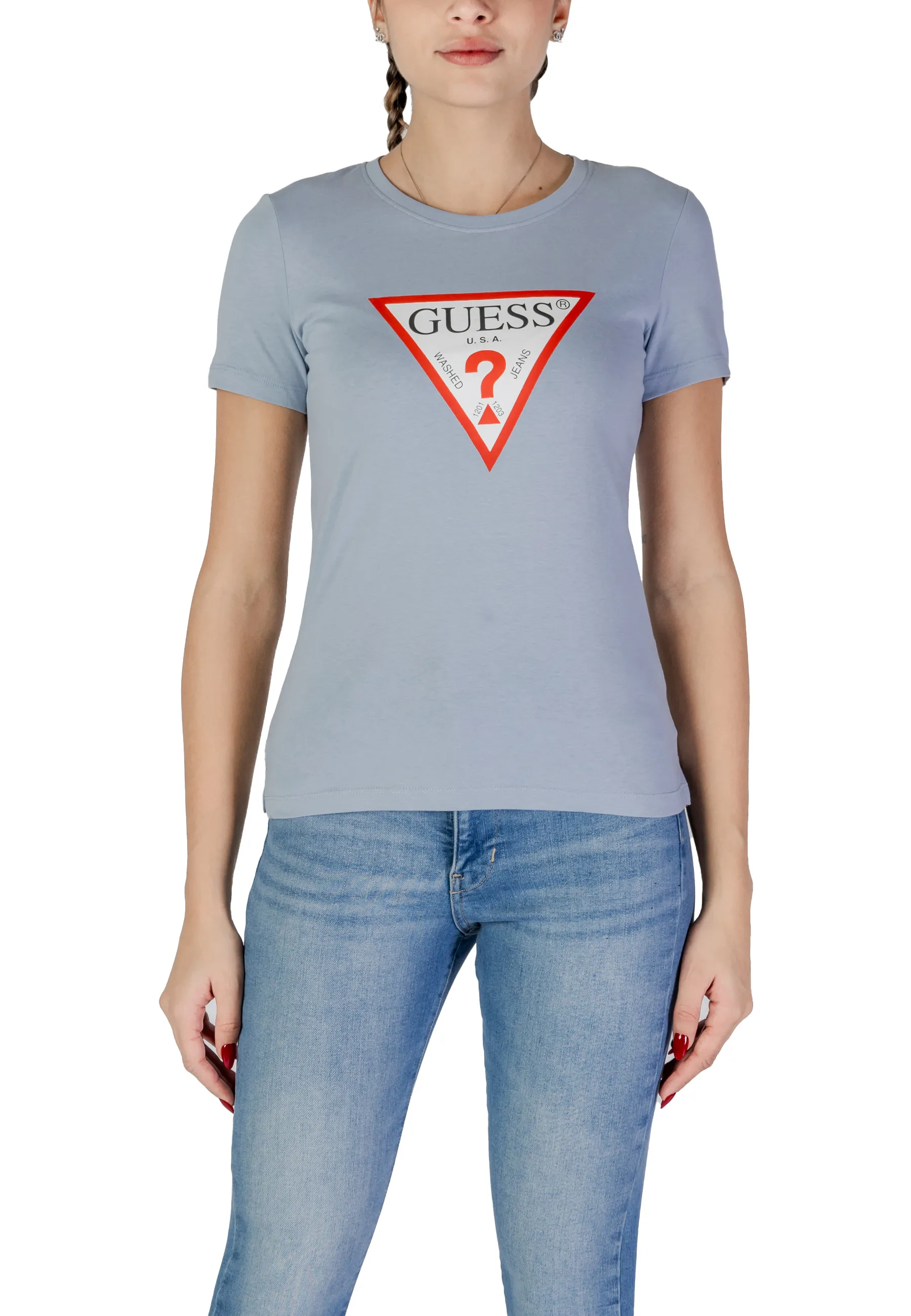 Guess T-Shirt Azurblau 479378