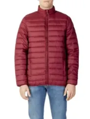 Burgunder Aquascutum Herren Pufferjacke