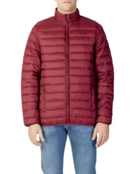 Burgunder Aquascutum Herren Pufferjacke