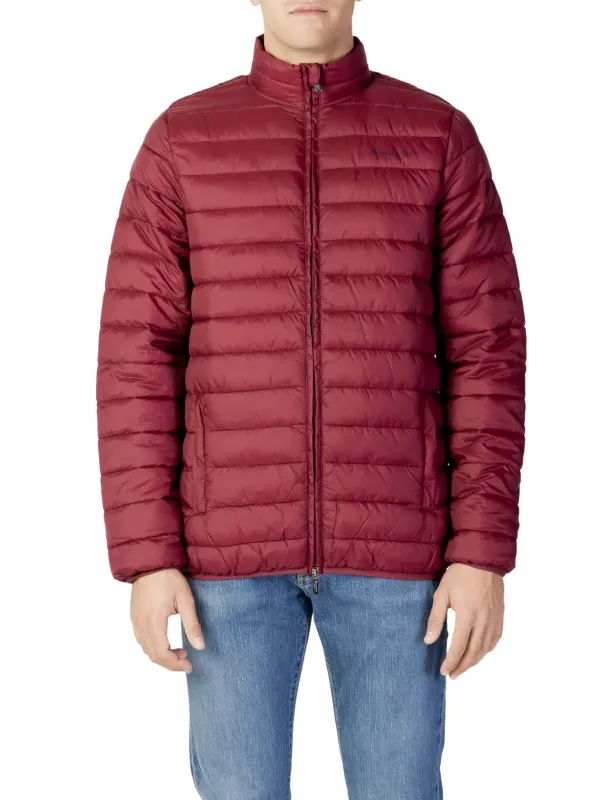 Burgunder Aquascutum Herren Pufferjacke