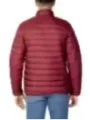 Bordeauxfarbene Aquascutum-Pufferjacke für Herren