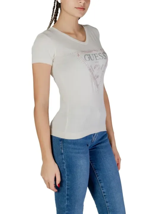 Guess Damen T-Shirt Grafikdesign