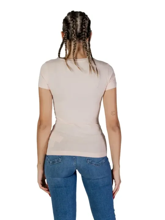 Weißes Hexagon-Muster Guess T-Shirt