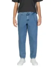 Helle Jeans lässiger gerader Schnitt