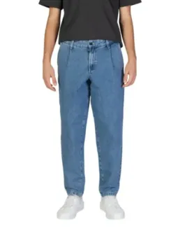 Helle Jeans lässiger gerader Schnitt