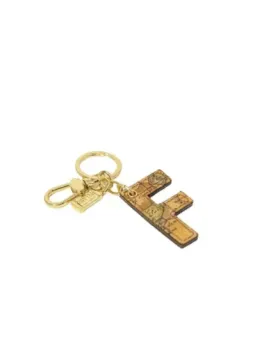 Goldener Alviero Martini Kartenetui Anhänger