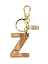Goldener Schlüsselanhänger mit Kork-Z-Charm
