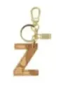 Goldener Schlüsselanhänger mit Kork-Z-Charm