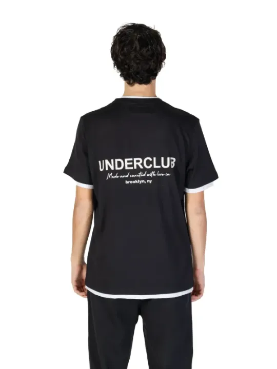 Graues Underclub T-Shirt mit Aufschrift