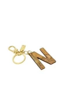 Kork-Schlüsselanhänger mit goldenem Verschluss