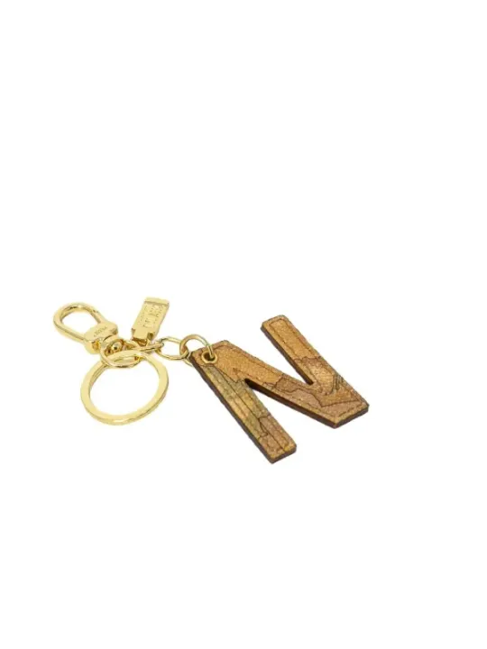 Kork-Schlüsselanhänger mit goldenem Verschluss