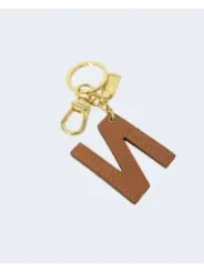 Braune Leder Schlüsselanhänger Prima Classe