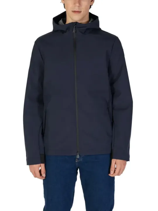 Graue Kapuzenjacke für Outdoor-Aktivitäten