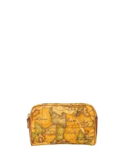 Vintage Weltkarten Reiseportemonnaie Alviero Martini