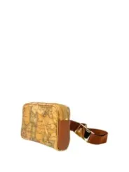 Gelbe Kartentasche aus Leder