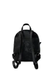 Schwarzer Alviero Martini Leder Rucksack