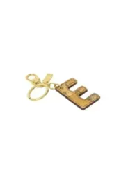 Holz-Schlüsselanhänger mit Initial L