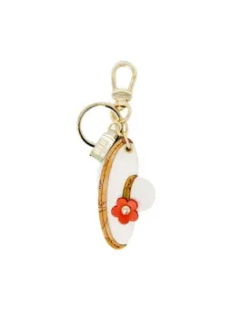 Alviero Martini Prima Classe Schlüsselanhänger blumig