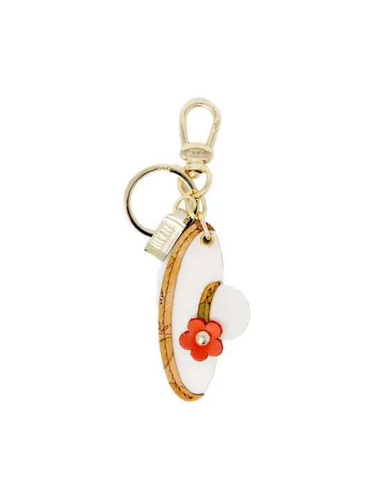 Alviero Martini Prima Classe Schlüsselanhänger blumig