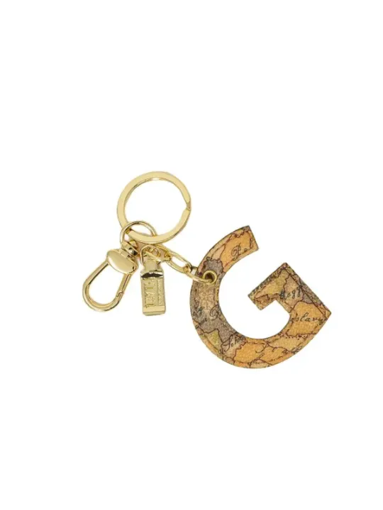 Kork-Schlüsselanhänger mit Gold-Details