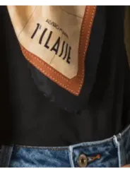 Gepolstertes braunes Alviero Martini Kragenaccessoire