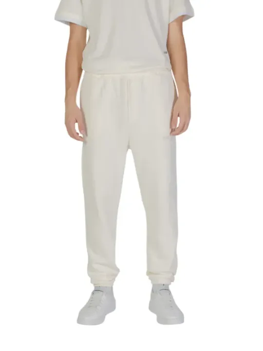 Off-weiße Jogginghose mit Bündchen