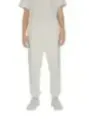 Off-weiße Jogginghose mit Bündchen