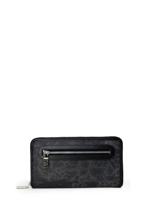 Schwarzes Alviero Martini Portemonnaie aus Leder