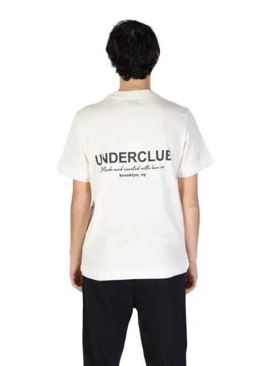 Weißes T-Shirt mit kurzem Ärmel