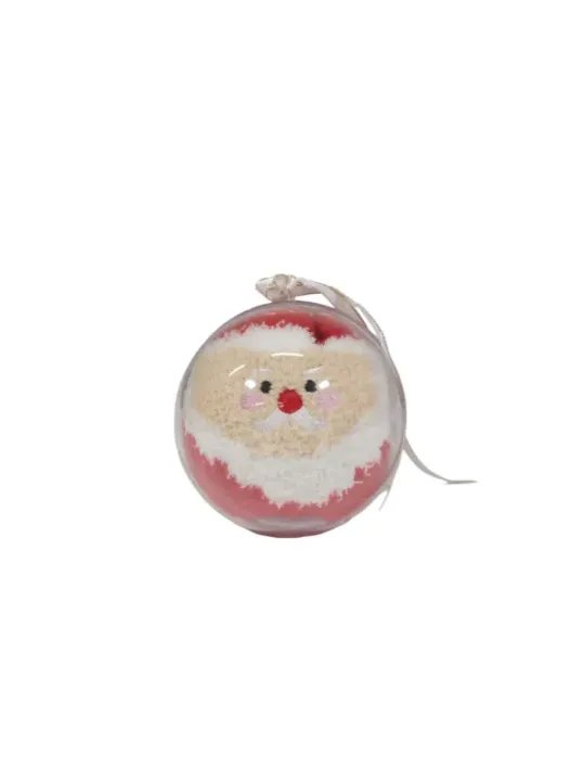 Festlicher Weihnachtsschmuck mit rotem Hut