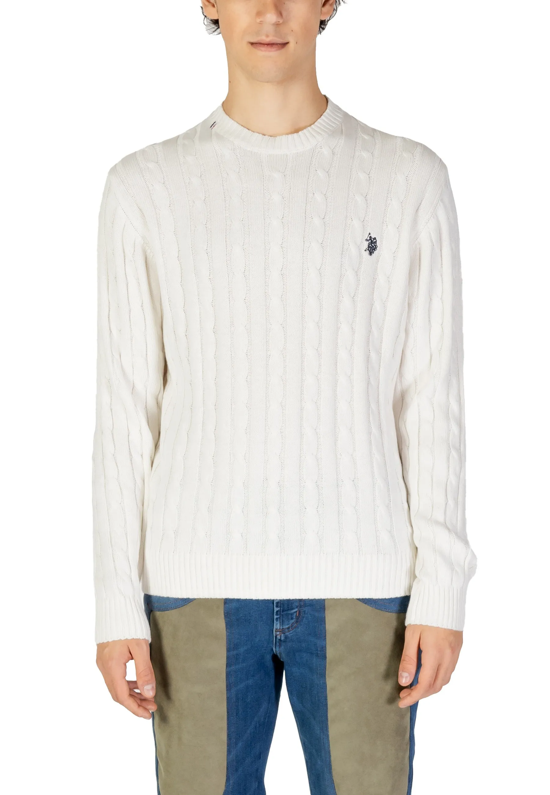 Herren Pullover Weiß 478595