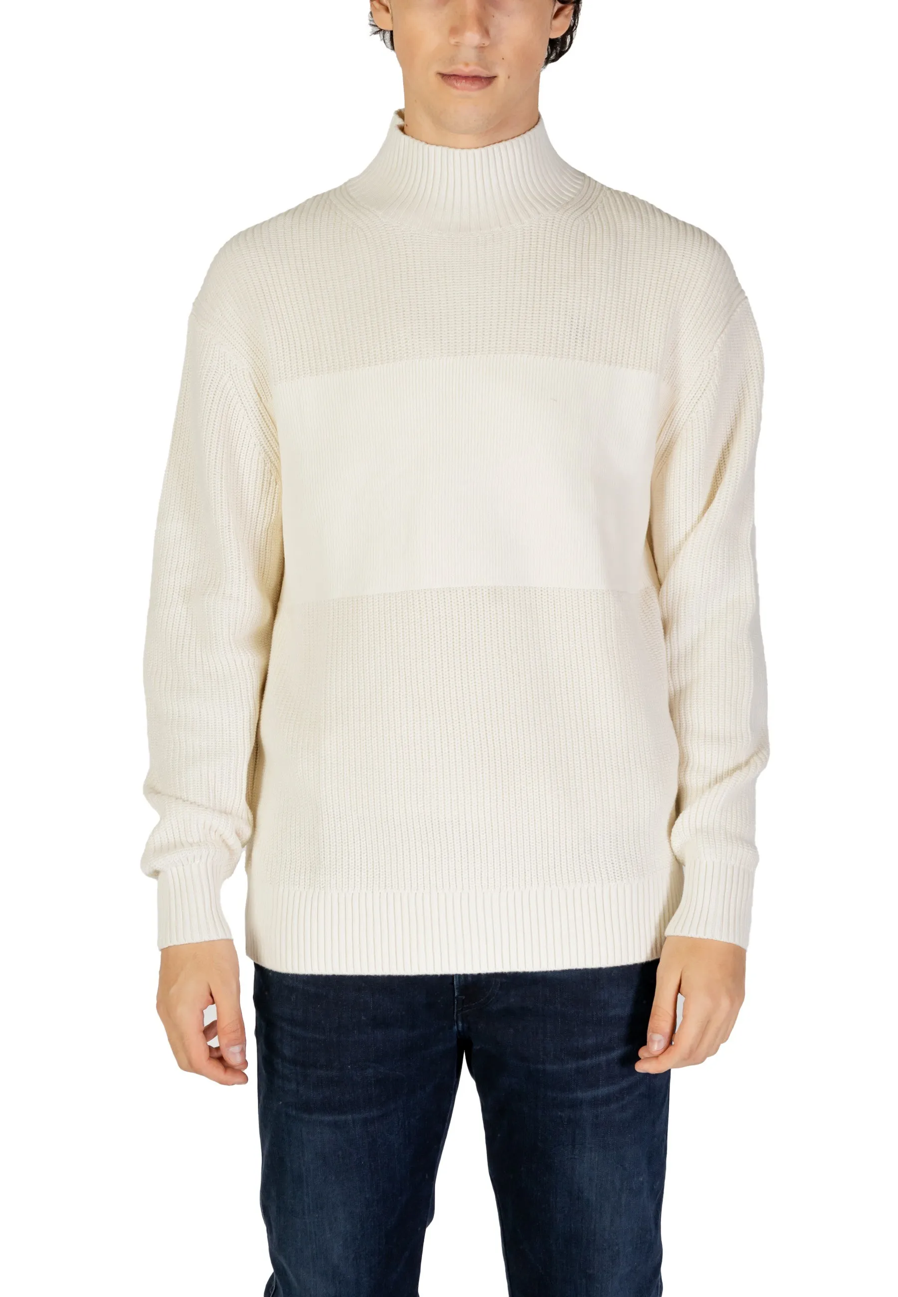 Herren Pullover Weiß 478512
