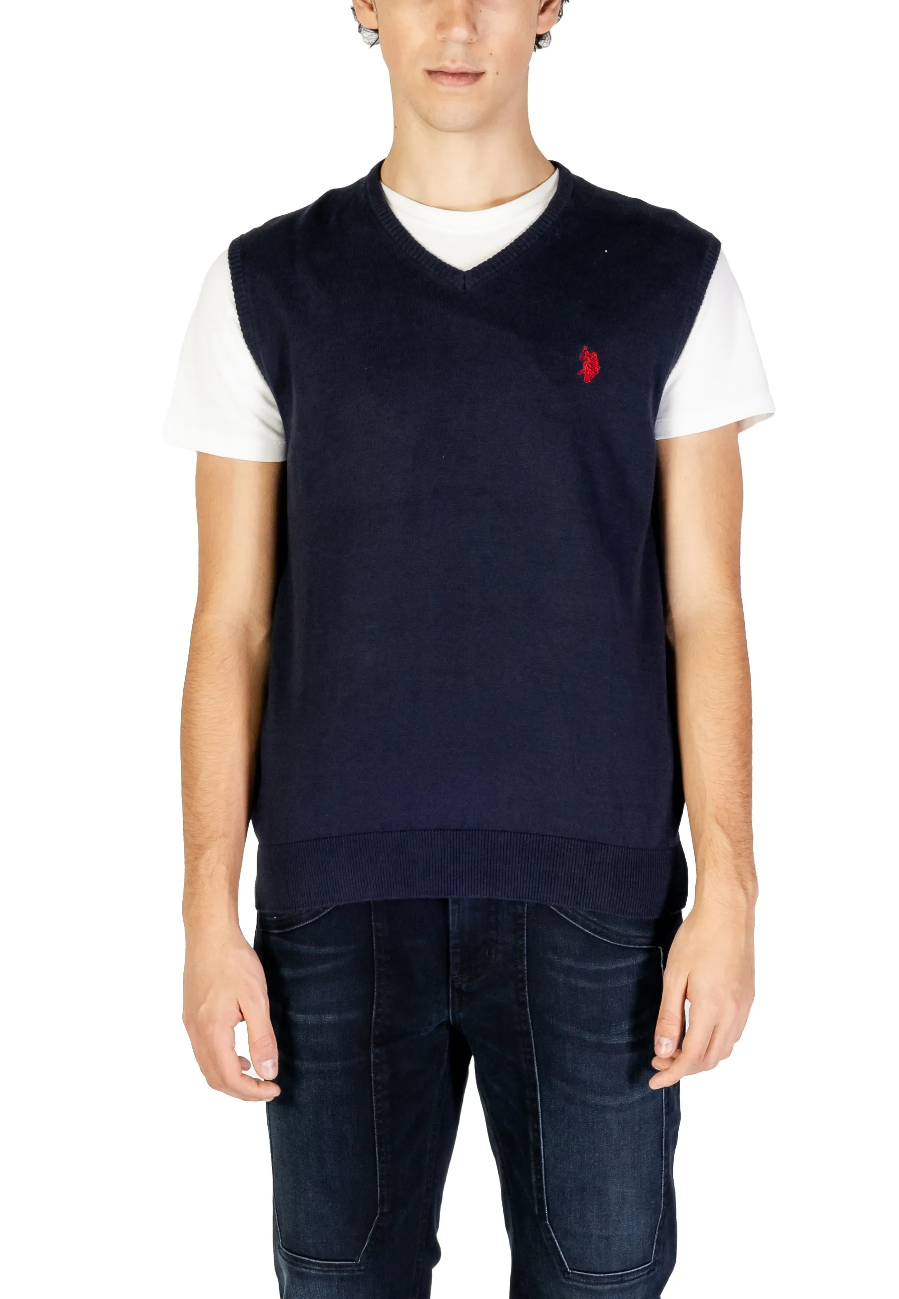 Herren Weste Blau 478594